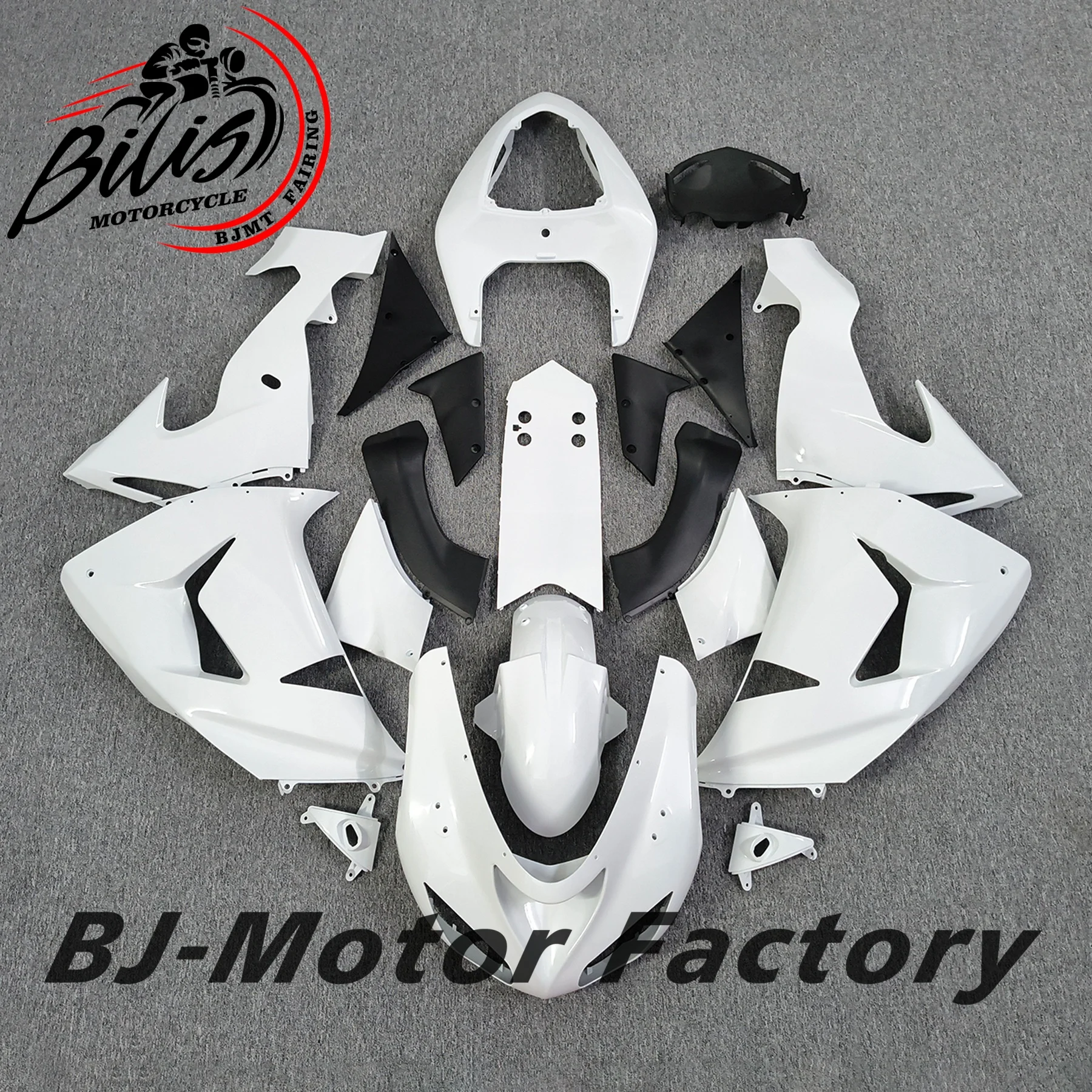 

Abs Fairing ZX-10r 2006 - 2007 Glossy White Plastic Fairings for Kawasaki ZX10r 2007 Abs Fairing ZX-10r 2006
