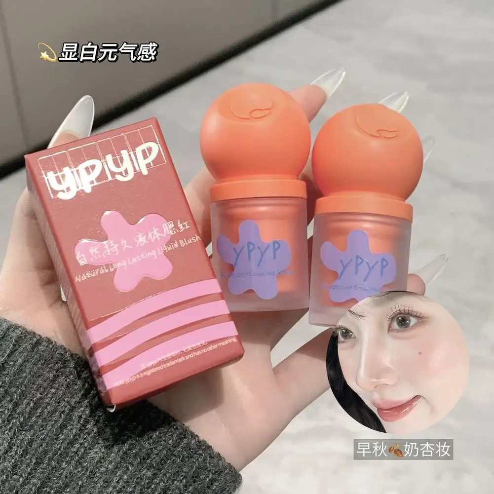 Cheek And Lip Sponge Tip Liquid Blush Stick Face Repair Liquid Enhance Mini Color Matte Rare Makeup Concealer Q1M3