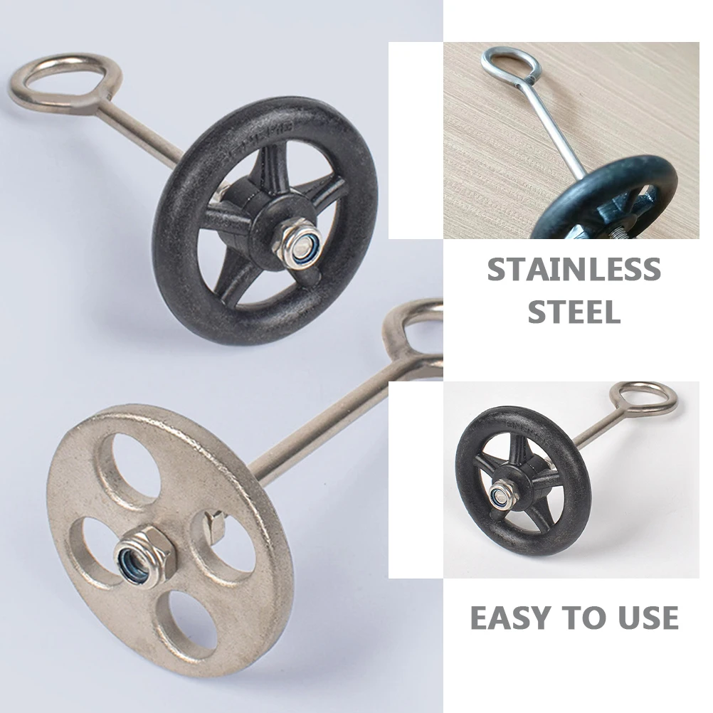 

Cattle Nose Ring Stainless Steel Bull Nose Buckle Traction Tool Circle Nylon Accessory Livestock Metal Cow Ring Strong Durable