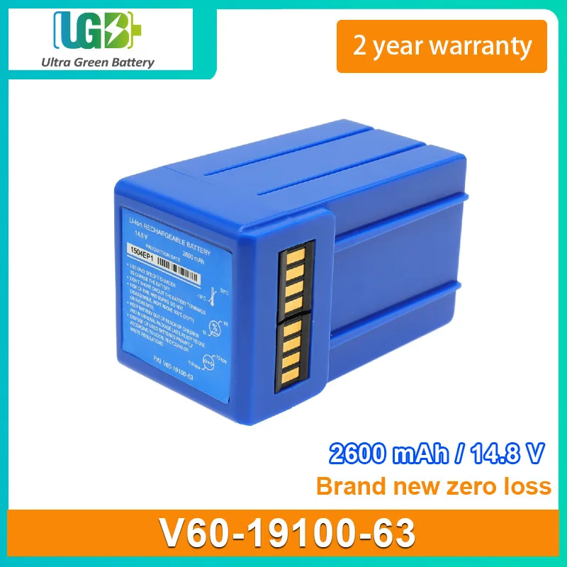 UGB New battery For Flight 60 V60-19100-63 Medical battery 14.8V 2600mAh