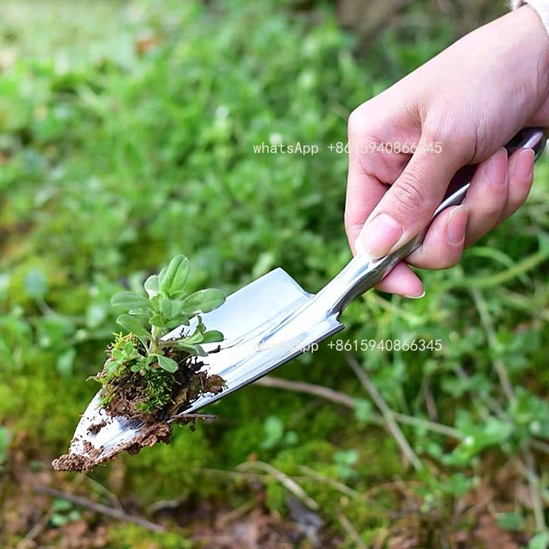 Gardening shovel, rake, household gardening, vegetable planting, sea driving, stainless steel flower shovel