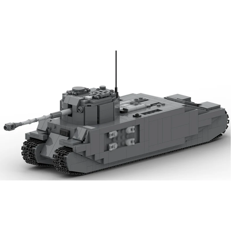 TOG-2 WW2 الدبابات العسكرية نموذج MOC قوالب بناء معدات الحرب وحدات التكنولوجيا الهدايا عطلة تجميع ألعاب أطفال دعوى #2