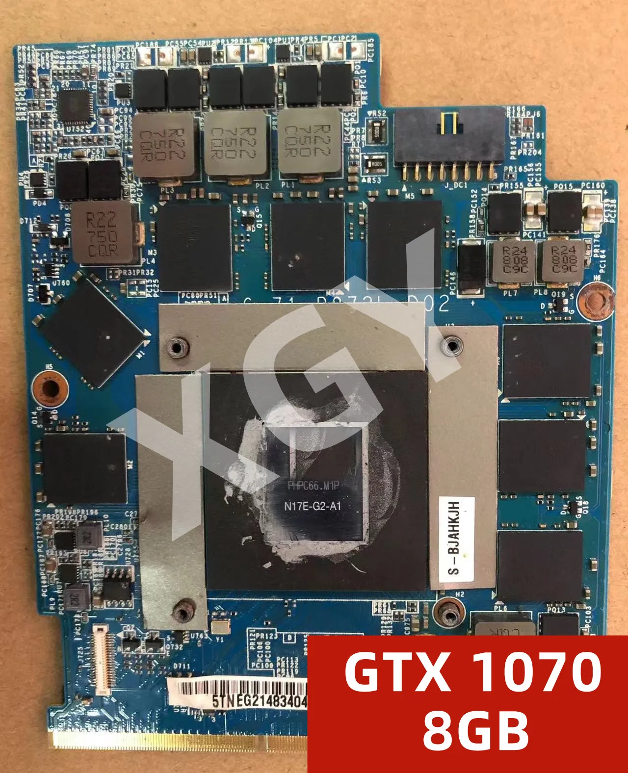 Placa Gráfica Original para P775tm P775 P750dm P750tm P870dm 671-p872l-d02 Gtx1070 Gpu 8gb 100 Testado ok