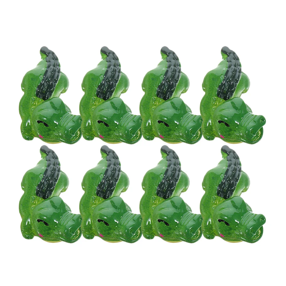 

8 Pcs Mini Decor Resin Animals Figures Ornaments Decoration Miniatures Decorations Garden Sculpture