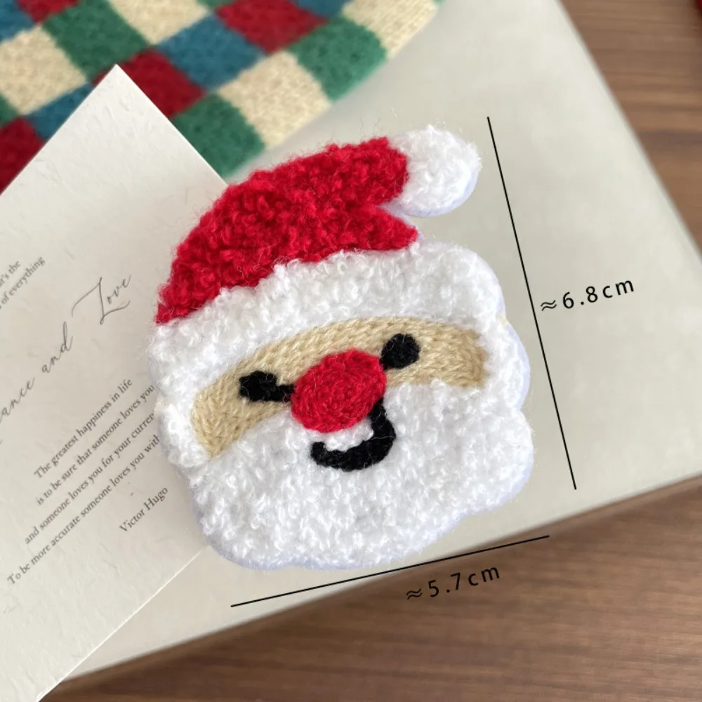 

Креативные плюшевые заколки для волос: полярный медведь, снеговик, олень, Дед Мороз, колокольчики. Рождественские аксессуары для укладки волос.