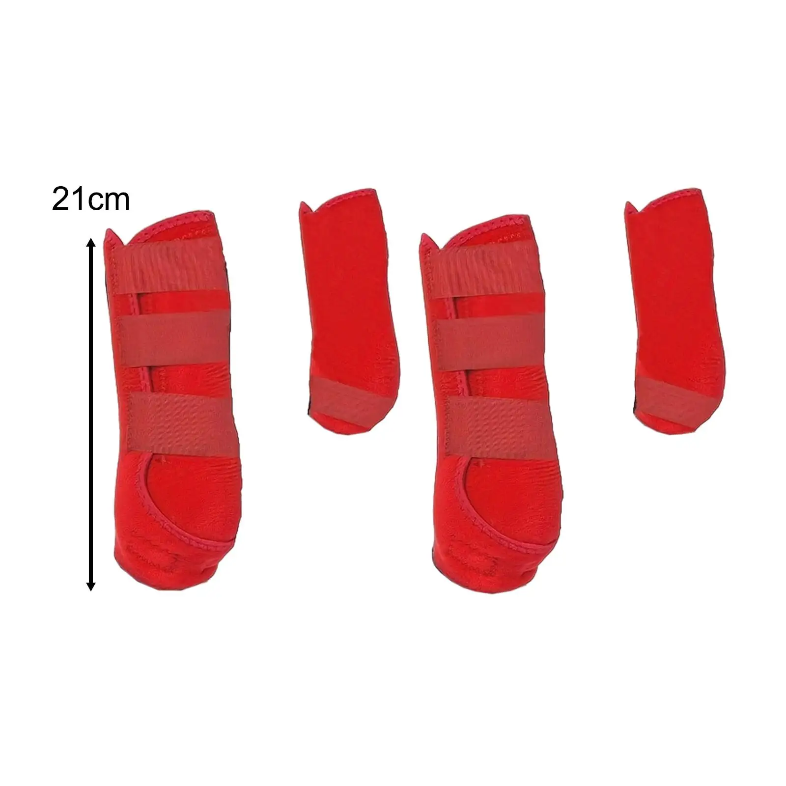 4Pcs Horse Boots Gear Neoprene Leg Protection Leg Wraps for Riding Equestrian