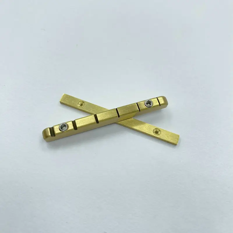 Korea Made ST Guitar Nut Brass Metal One Pieces Adjustable Slotted Brass Nut