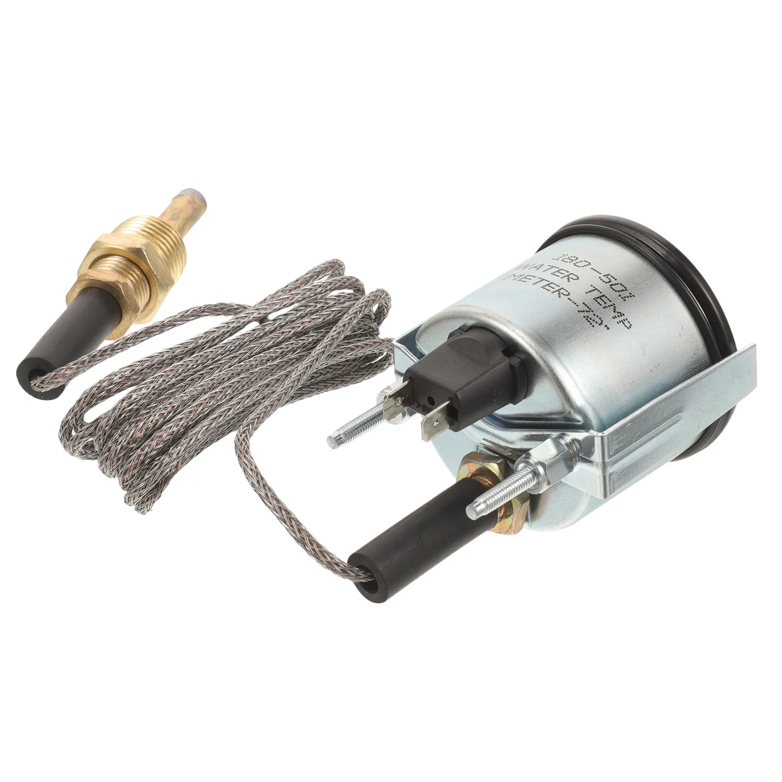 

1Set Mechanical Water Temperature Gauge 2Inch 52Mm Diameter Dual Scale Sensor No Battery Needed Engine Protection Car Truck Boat