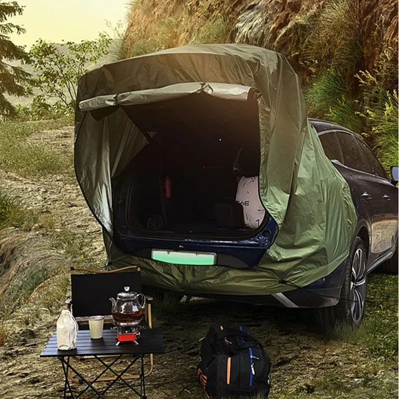 Outdoor rear camping camping tent roof extension tent sunshade sunscreen