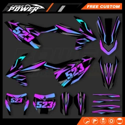 Powerzone Custom Team Graphics Decal Stickers Kits for KTM SX SXF 2016 2017 2018 EXC XCW 2017 2018 2019 125 200 350 500cc