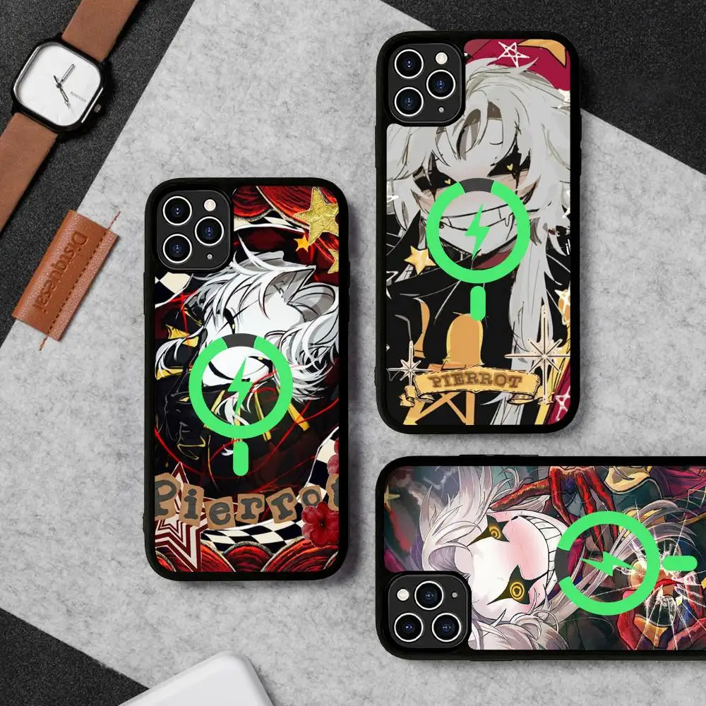 

Pierrot The Freak Circus Funny Game Magnetic Case For IPhone 17 16 14 13 12 11 15 Pro Max Plus Wireless Charge Phone Cover