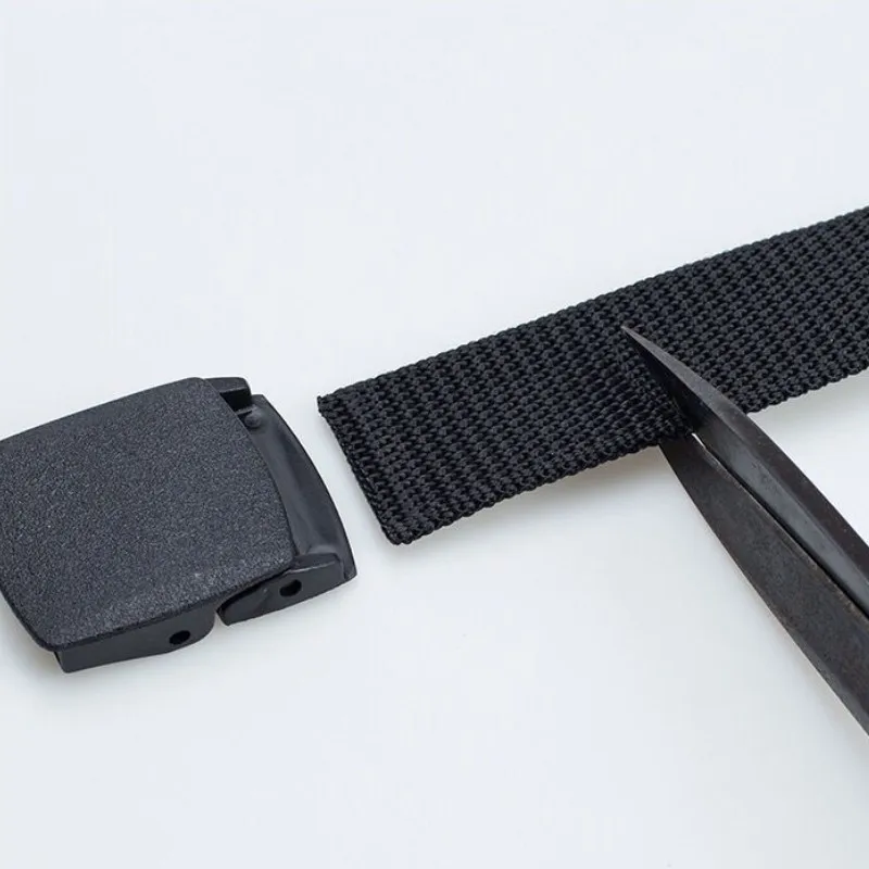 Automatic Buckle Men Nylon Webbing Belts Canvas Casual Fabric Belt Quality Accessories Jeans Waist Strap