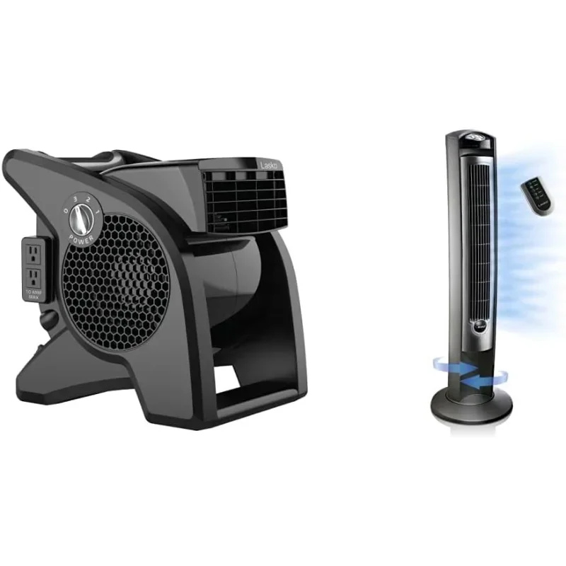 Ventilateur soufflant pivotant à haute vitesse, ensemble de ventilateurs de tour oscillante de 42 po