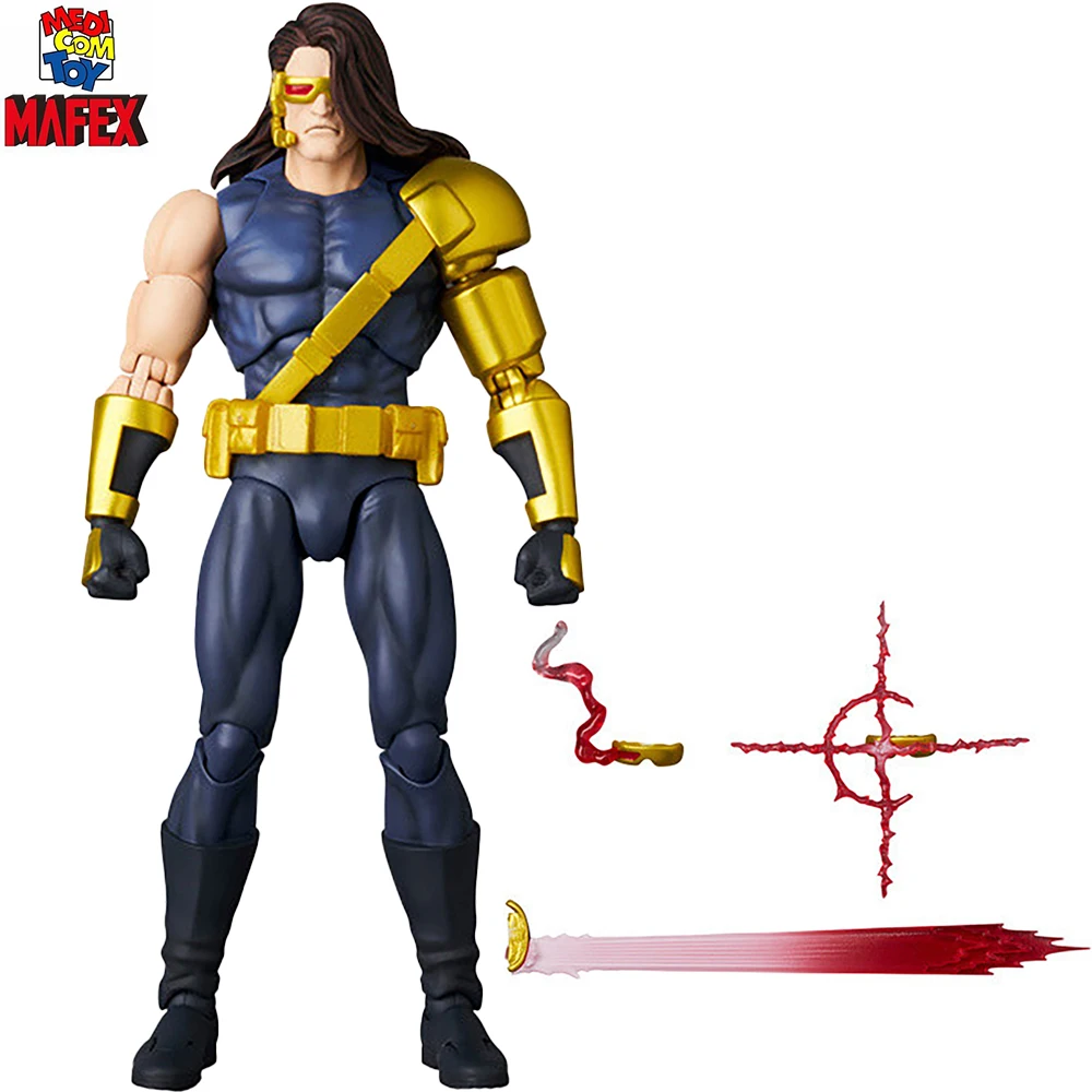 Pre-Order Medicom Toy Mafex Series No.250 Cyclops (Age of Apocalypse Ver.) 160Mm Action Figure Model Toys