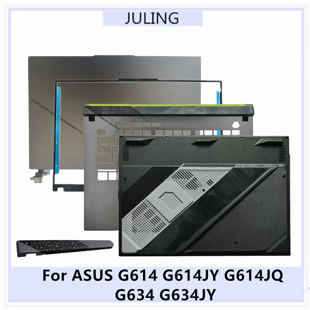 For ASUS ROG Strix 7 G16 G634 G614 J/JY/JQ Laptop Top Case LCD Back Cover/Front Bezel/Palmrest/Lower Bottom Case Hinges Cover