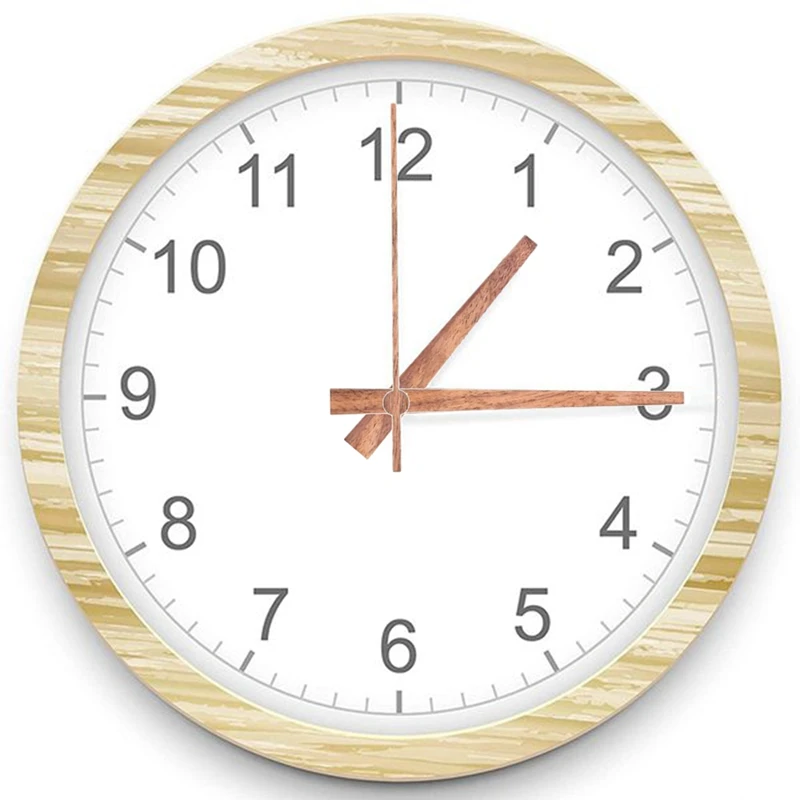 

2 шт. механизм движения часов с 12-дюймовыми стрелками из орехового дерева, комплект часов, механизм для ремонта настенных часов «сделай сам», запасные части-A57M