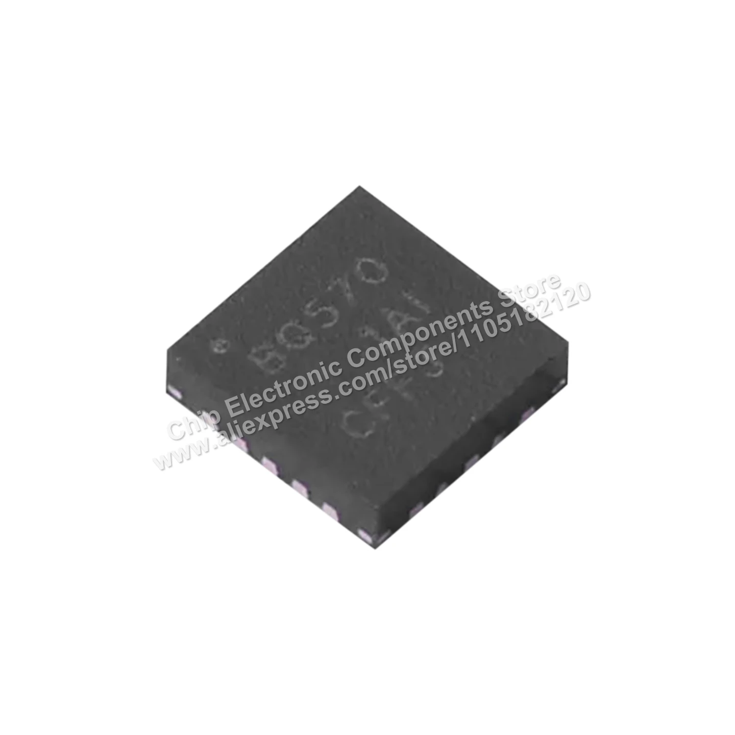 

Original IC BQ25570RGRR (BQ570 marking) ultra-low-power boost charger with buck converter, VQFN-20 package