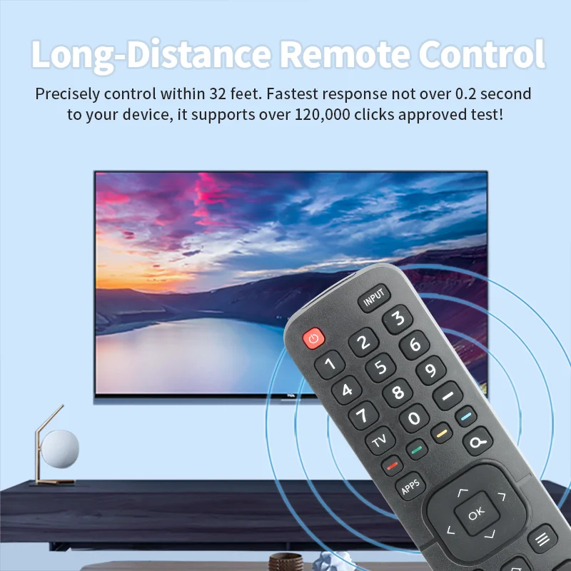 EN2BK27S Remote Control Compatible With Sharp LED Smart TV LC-43N7004U LC-50N7004U LC-55N7004U LC-65N7004U Replacement Controlle