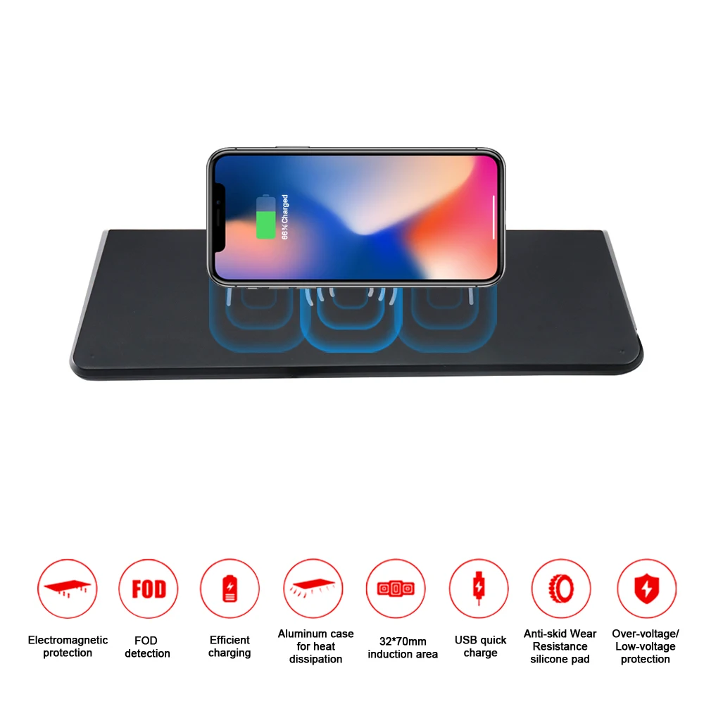 For BMW X3/X4 2014-2018 Car wireless charger With NFC Card Key Fast Phone Charging Plate Accessories