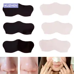 Nose Blackhead Deep Cleansing Skin Care 10pcs Black Head Remover Nose Masks Shrink Pore Strip Black Mask Peeling Acne Treatment