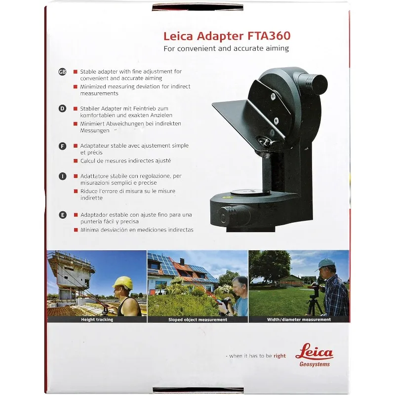 Adapter do statywu Disto FTA360, czerwony/czarny