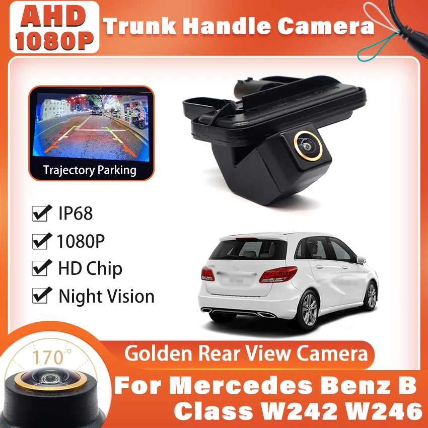 AHD CCD 1080P 170° Rear View Camera For Mercedes Benz B Class W242 W246 B180 B200 B220 2011 2012 2013 2014 2015 2016 2017 2018