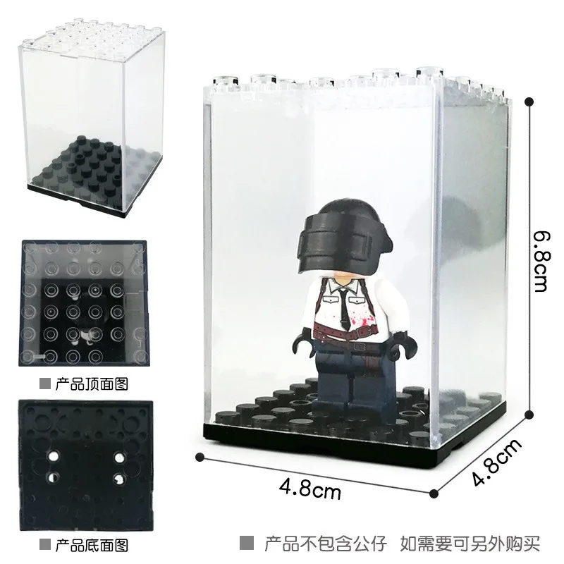 Building block doll display box acrylic transparent dust-proof doll compatible Lego doll storage box - view 4