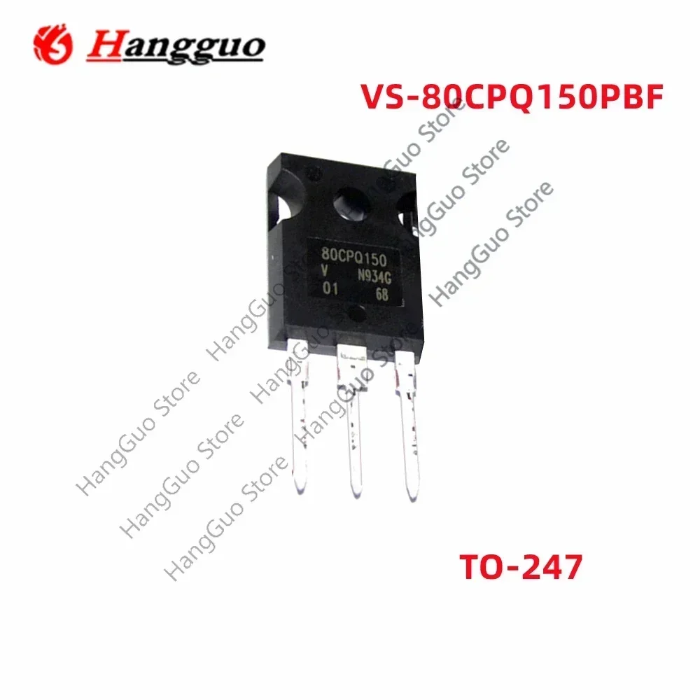 5PCS/Lot Originl VS-80CPQ150PBF 80CPQ150 80CPQ150PBF TO-247  80A 150V diode