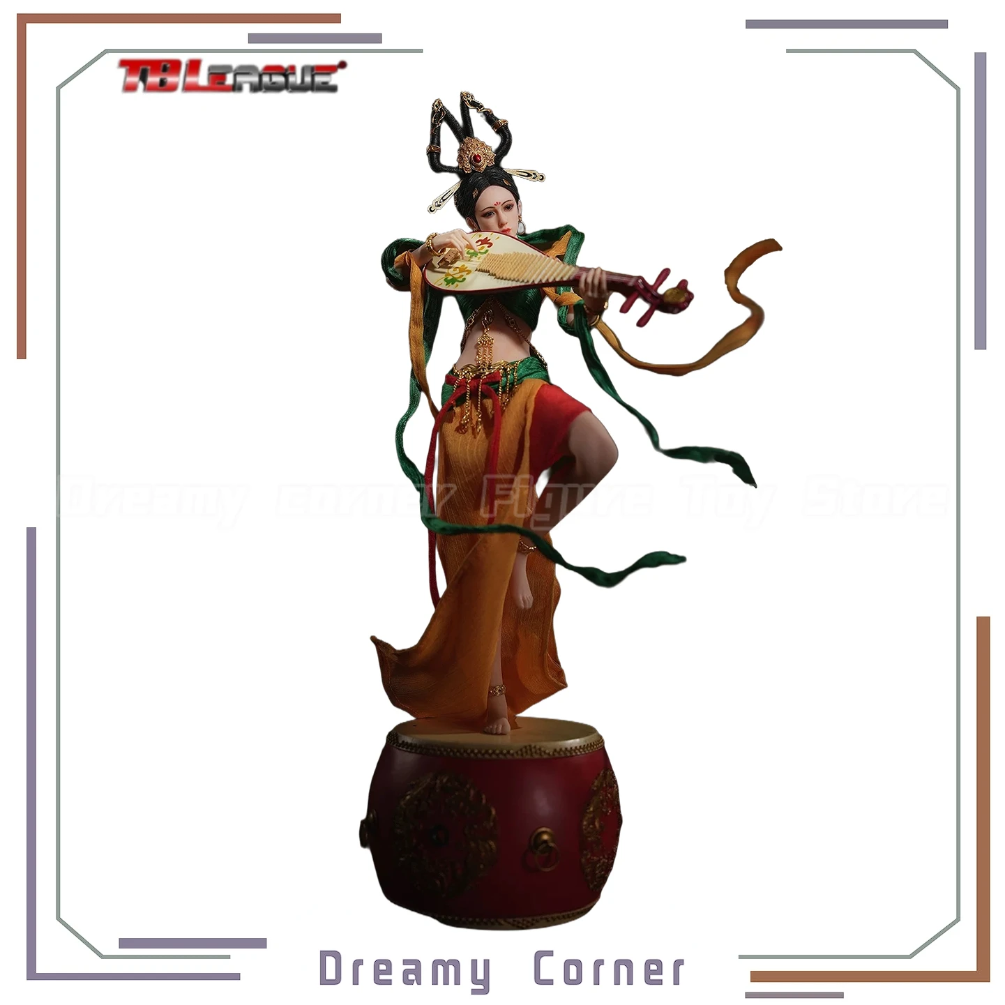 【Op voorraad】Originele TBLeague PL2023-205A PL2023-205B Dunhuang Muziekgodin Rood Blauw 1/6 Action Figure Collection Model Ornament
