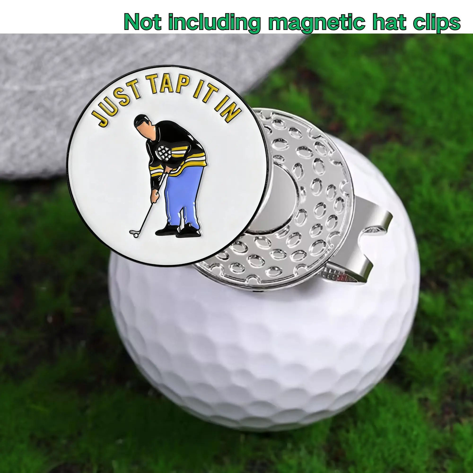 4 Pack Funny Golf Ball Markers Premium Golf Accessories Funny Golf Gifts for Men Women Golfers Father Gift For Golf Lovers