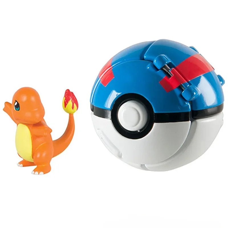 Pokemon Elf Bal Pokeball Anime Figuur Cartoons Pikachu Charizard Piplup Kyogre Pocket Monster Huisdier Anime Action Model Speelgoed Geschenken