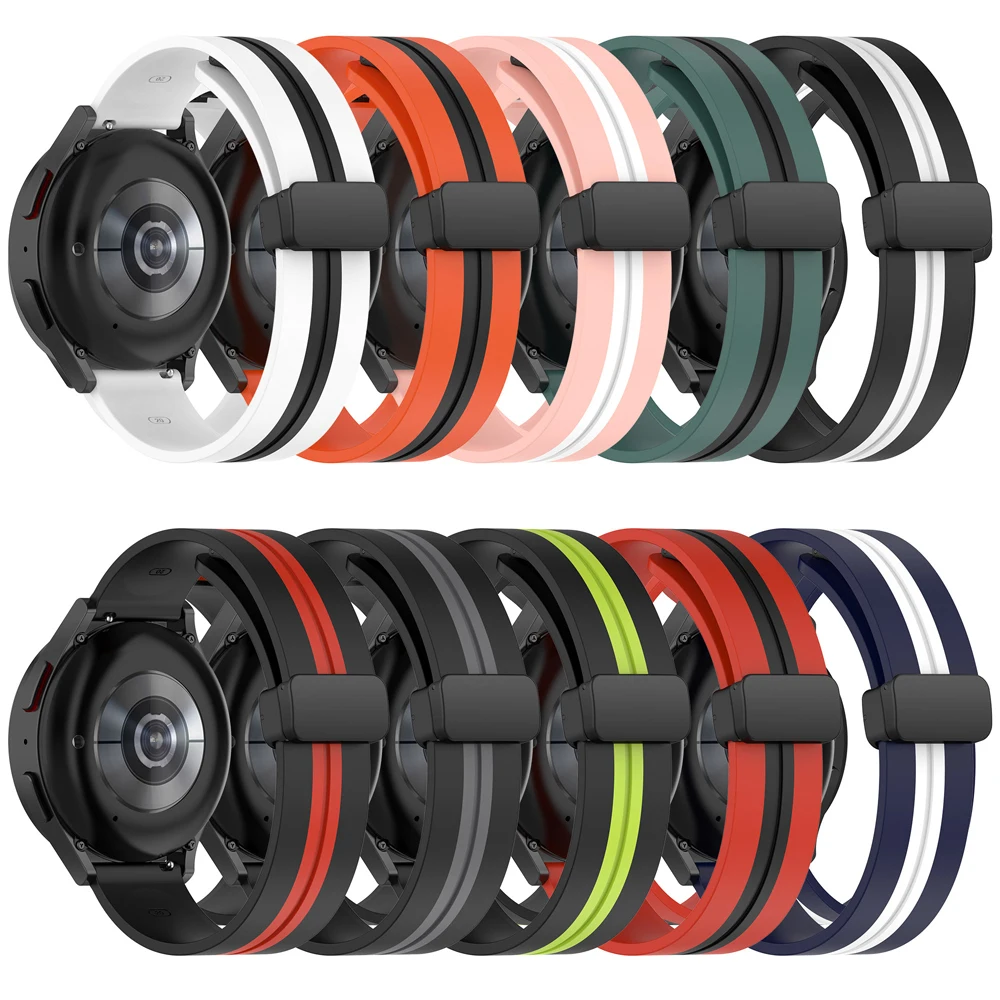 20 22mm Sport Silicone Watchband For Realme Watch S Pro Strap For Realme Watch 2/3 Pro Magnetic Buckle Band Bracelet Accessories image 4