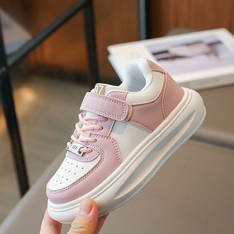 Children\'s Fashion Sneakers Student Casual Sports Shoes Boys Girls All-match Breathable Non-slip Running Shoes Kids Footwears