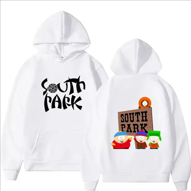 เสื้อฮู้ดแฟชั่น South Park สำหรับผู้ชายและผู้หญิง เสื้อกันหนาวสำหรับฤดูใบไม้ร่วงและฤดูหนาว เหมาะสำหรับใส่ในชีวิตประจำวัน กิจกรรมกลางแจ้ง วันหยุดพักผ่อน ออกกำลังกาย สวมใส่สบายๆ ทรงหลวม อุ่นสบาย ชุดกีฬา