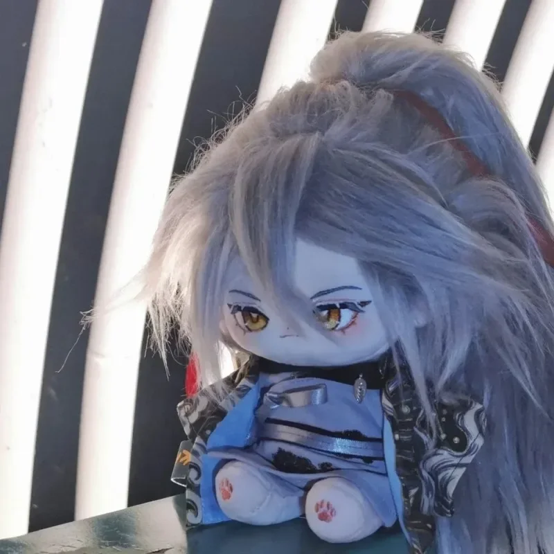 20cm anime honkai: star rail jing yuan plushie figura cosplay pelúcia vestir-se boneca peruca de seda de alta temperatura brinquedos para fãs presentes