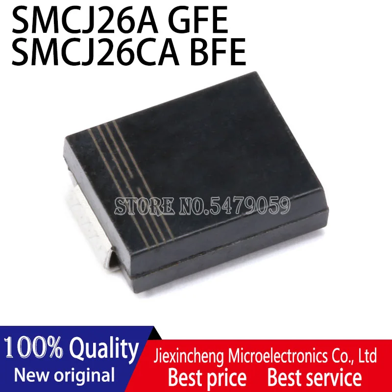 Bộ 50 SMCJ26A GFE SMCJ26CA BFE 26V SMC DO-214AB Thoáng Qua Đàn Áp Diode Tivi