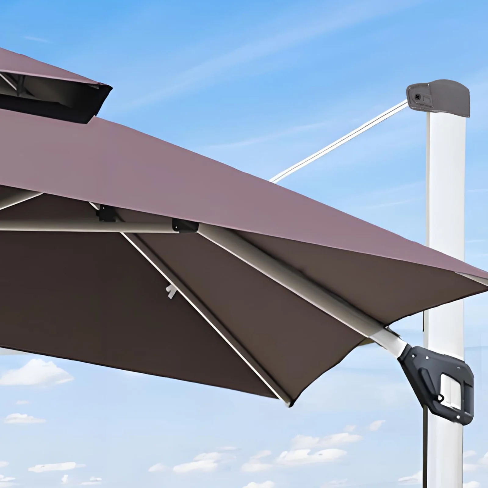 

Patio Umbrella Replacement Part Heavy-Duty Parasol Pole Top Sleeve Outdoor Beach Umbrella Accessories Replacement