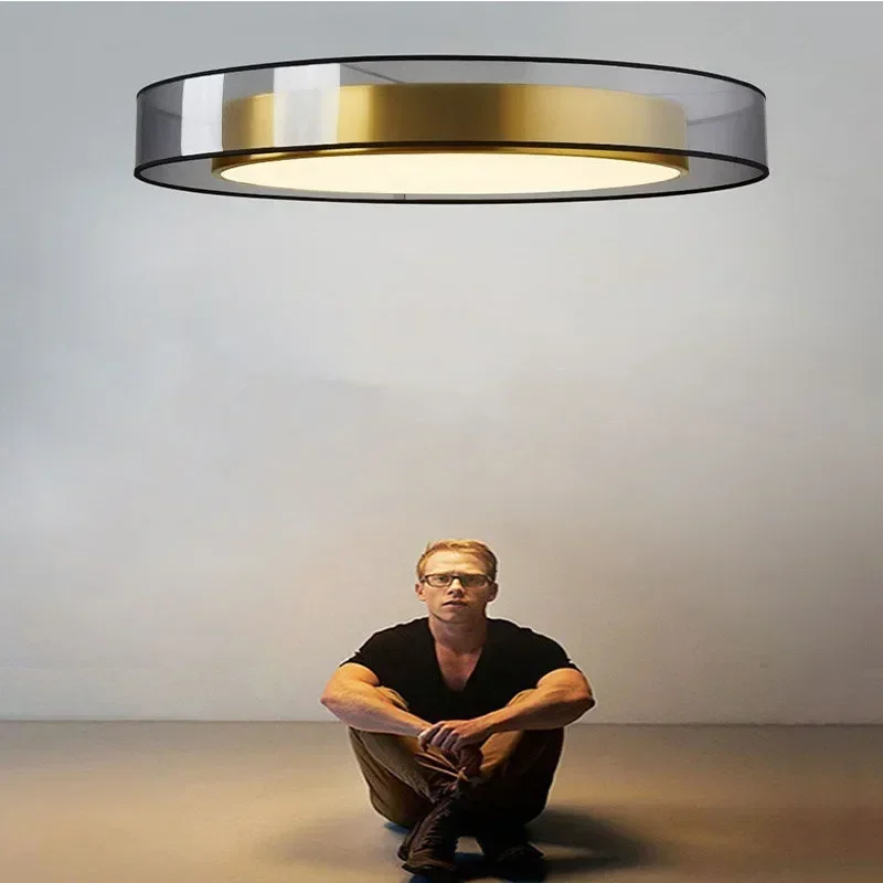 Modern Circular LED Ceiling Lights Dimmable for Bedroom Corridor Balcony Ceiling Lamp Home Decor Lighting Lusters Fixture