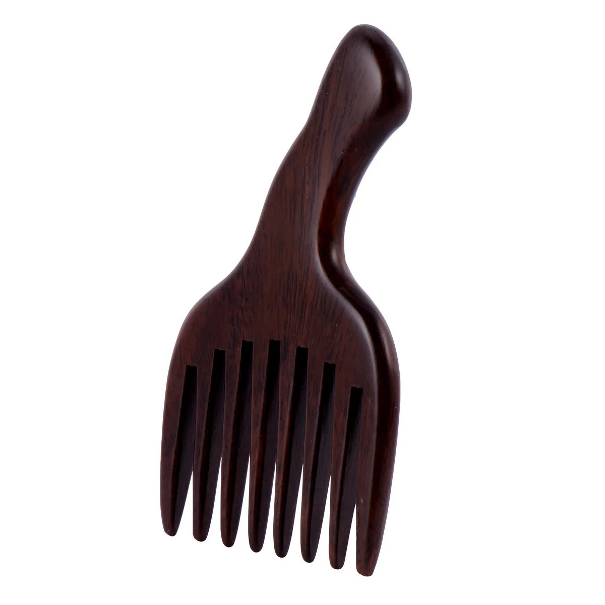 

1Pcs Ebony Wood Comb Whole Wood Carving Strong Durable Smooth Lines Natural Shapes Scalp Massaging Wooden Combs