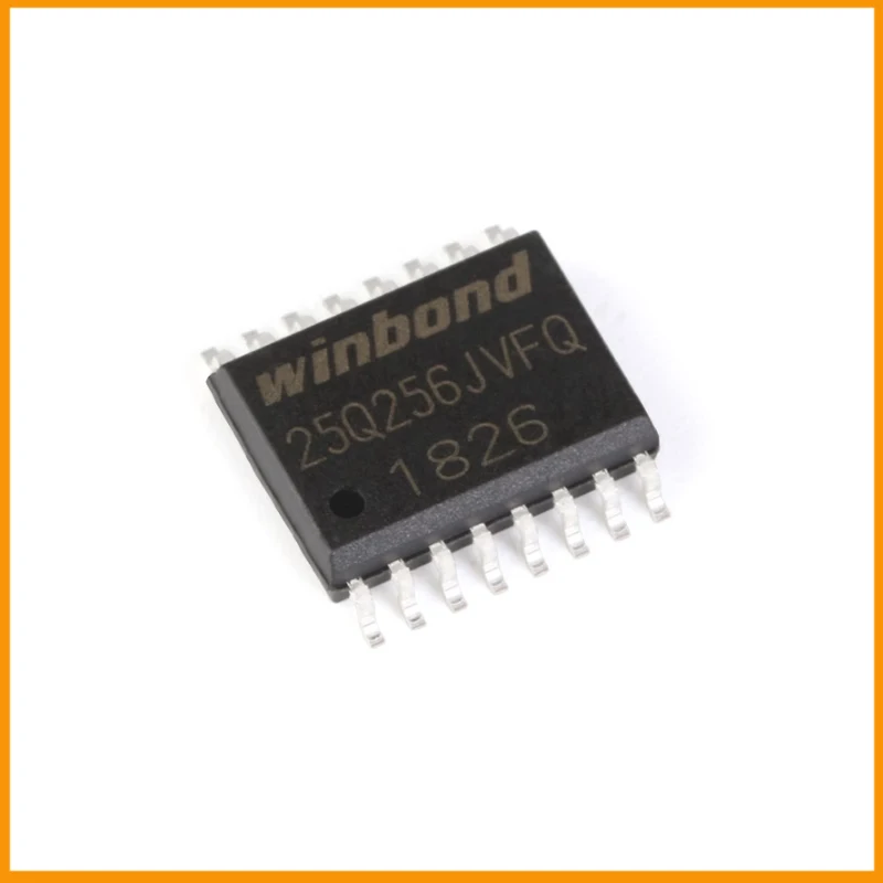 10Pcs/Lot New Original  W25Q256JVFIQ W25Q256 FLASH - NOR Memory IC 256Mbit SPI - Quad I/O 133 MHz 16-SOIC