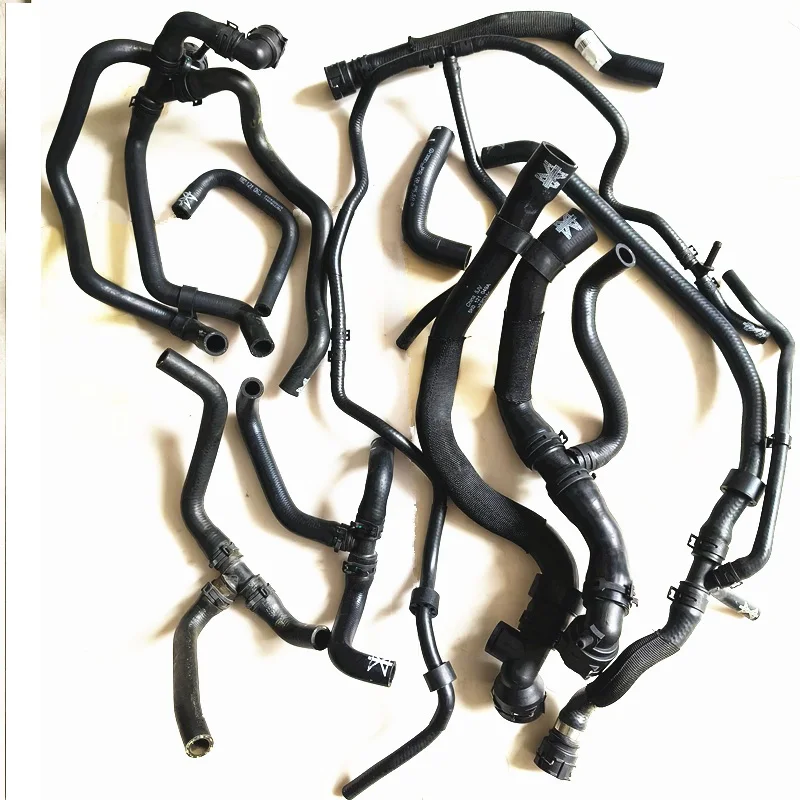 10 Pcs Car Engine Cooling System Coolant Hose Set For VW Golf MK6 Jetta Passat Touran Tiguan Skoda Octavia 5KD122101A 5KD122447