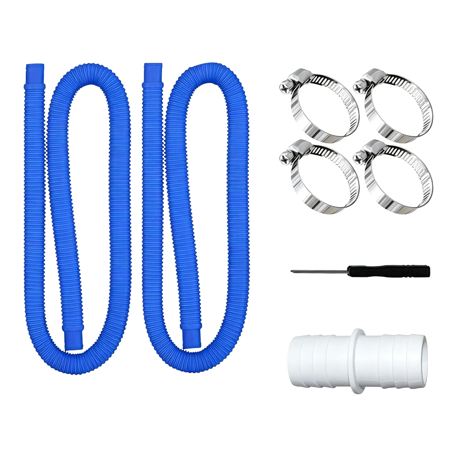 1.5m Swimming Pool Pump Replacement Hose -Proof Above Ground Pools Filtration Pump Hoses For 300/330/530/1000 Gallon Pumps