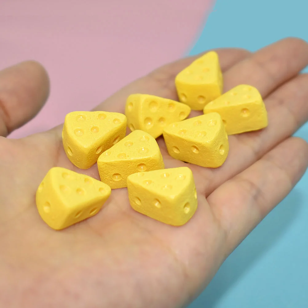 

50 Pcs Imitation Cheesecake Simulation Desserts Toy Mini Cakes Plastic Fake Cupcake Models