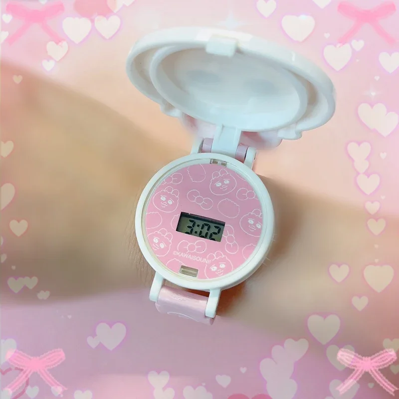 أرنب النمذجة ووتش تذكار Kawaii هدايا عيد الأطفال عمل نموذج لجسم اللعب