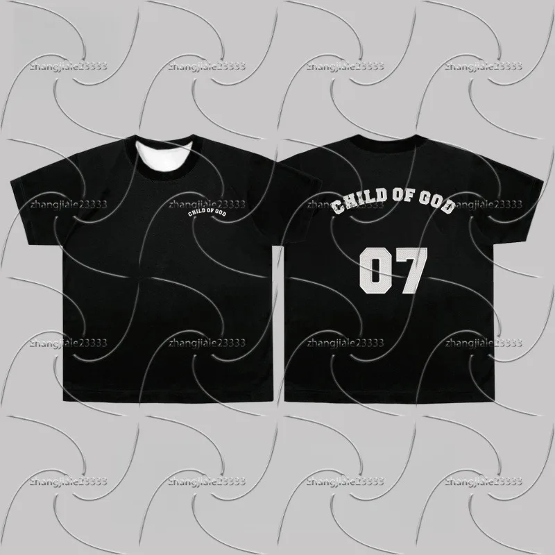 

New Autumn Men's Casual Sports Style Cycling Short Sleeved Quick Drying Breathable Casual Loose Printed Top