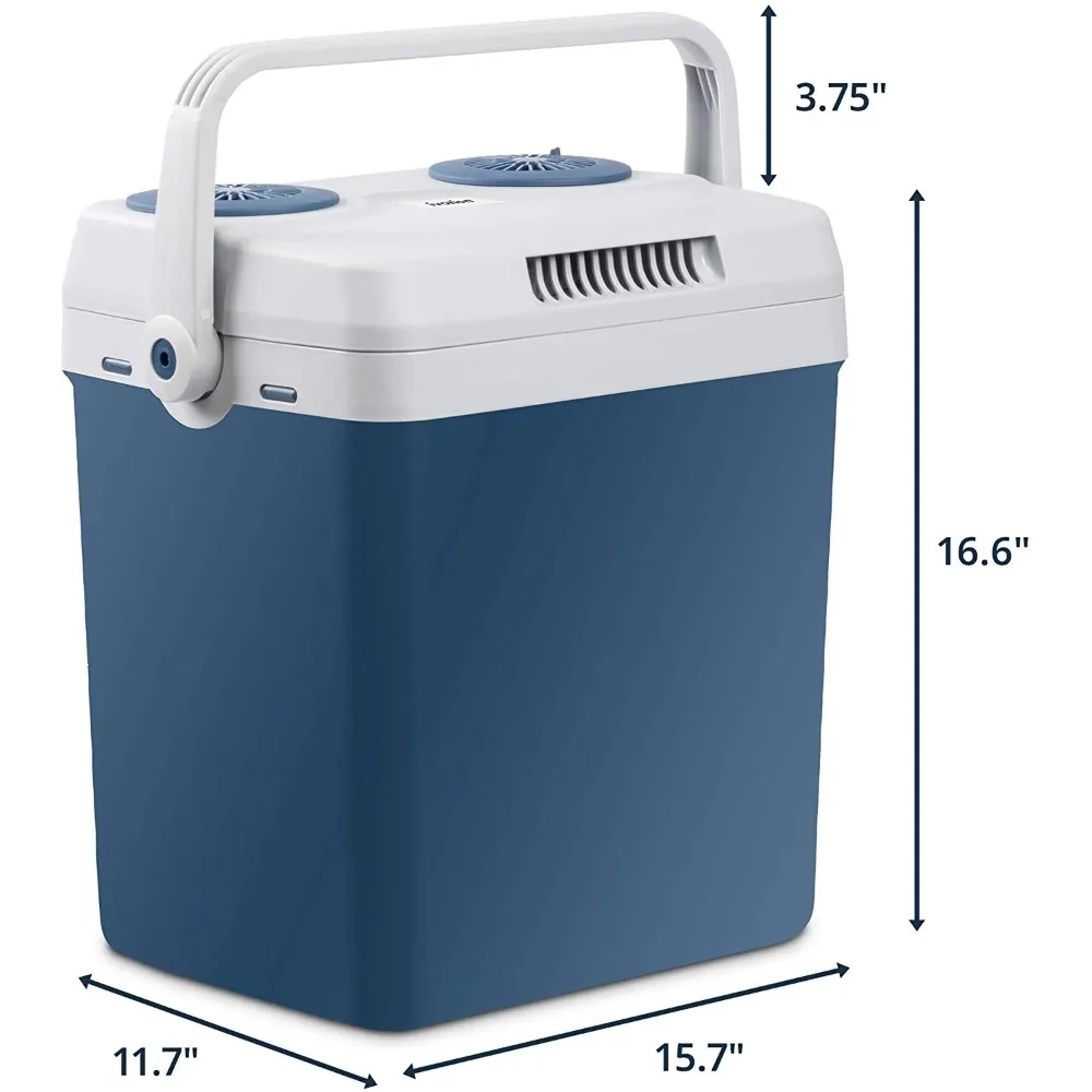 IVATION Portable Refrigerators, Plastic Blue, 11.70 x 15.70 x 16.60 inches