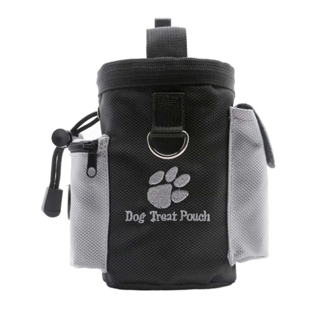

Training Waist Bag For Dogs Drawstring Snack Pouch Pet Treat Carrier Hands-Free Dog Training Pouch Dog Treat Bag