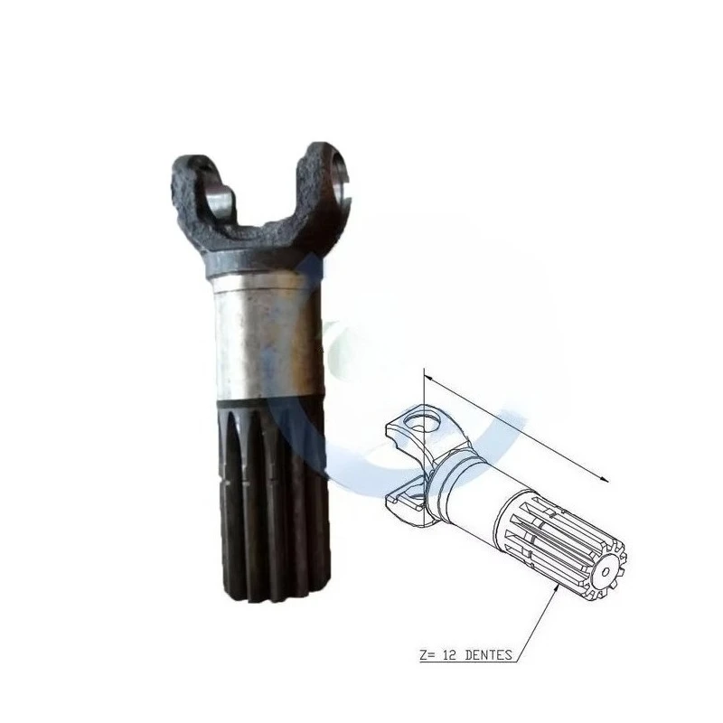 Agricultural Machinery Spline Drive Shaft 066535R1 Car46388 Replacement Parts for 265/275/283/440/5275 Series Tractors