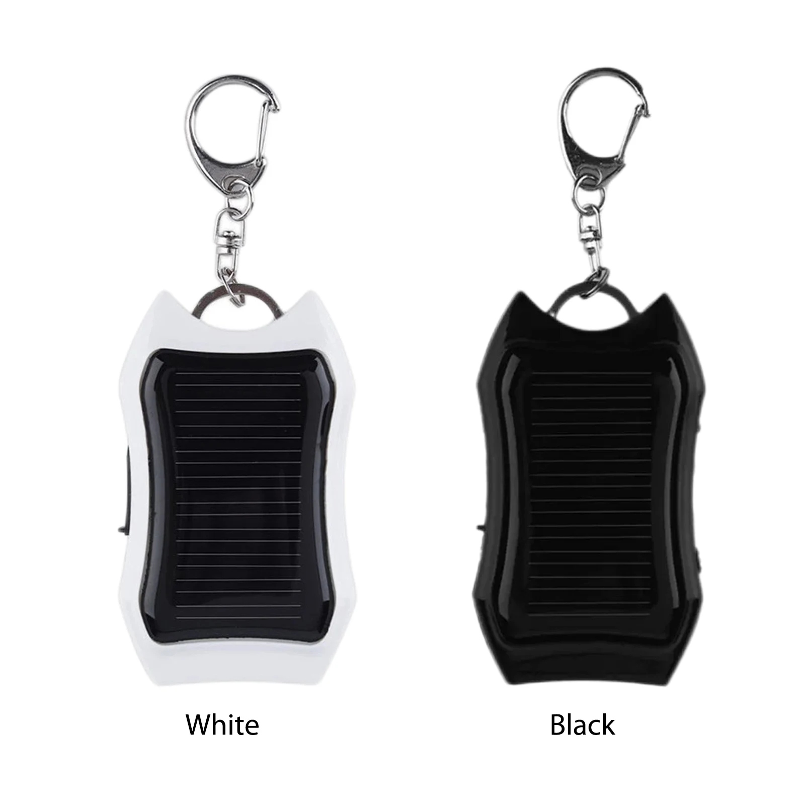 Keychain Cell Phone Backup Power Bank USB External Solar 950mAH Pocket Chargers Universal Charging Equipment for Hiking Travel