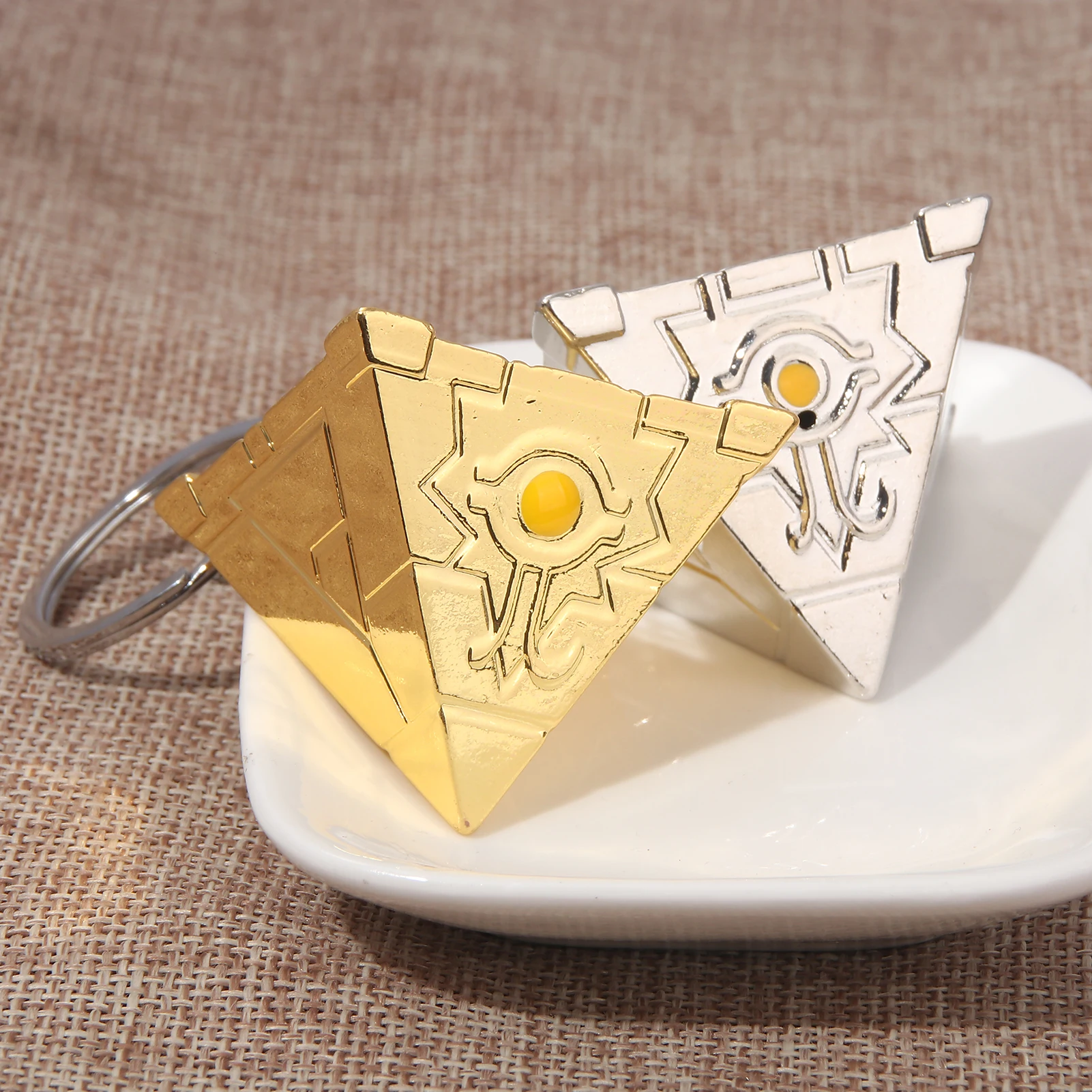 Game Yu-Gi-Oh! Necklaces Yugioh 3D Millennium Puzzle Eye Pendant Eye Of Horus Kolye Collares Men Women Cosplay Jewelry Gift